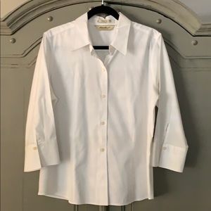Eddie Bauer white button up shirt